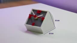 Minimalist Desk Clock 3d model