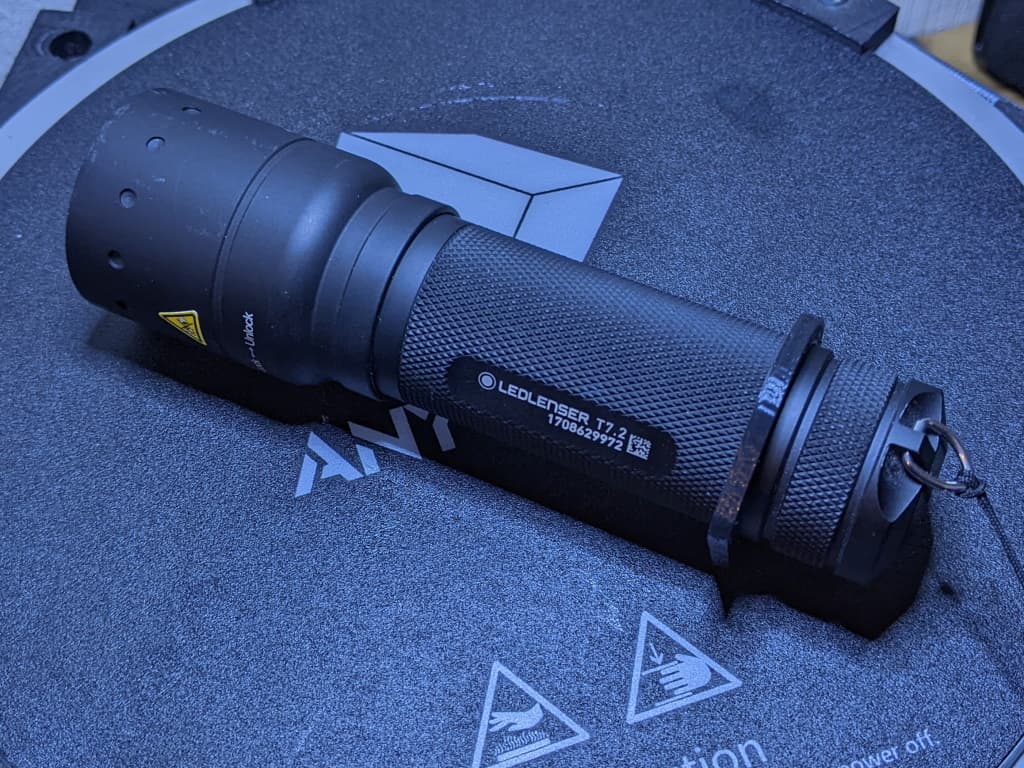 (Remix) Tactical Ring for LED Lenser T7.x P7.x 3d model
