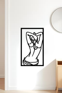 Body Wall Art, Wall Decor, Home Decor 3d model