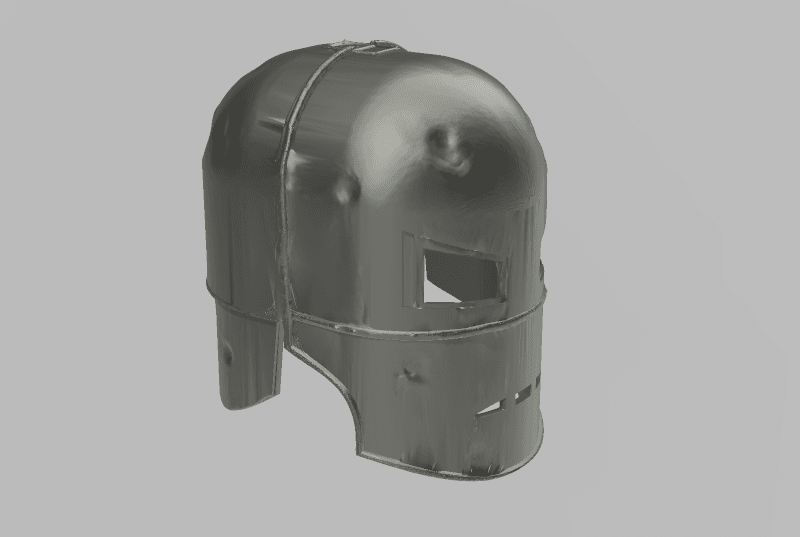 Iron Man MK 1 Helmet Weathed 3d model