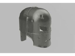 Iron Man MK 1 Helmet Weathed 3d model