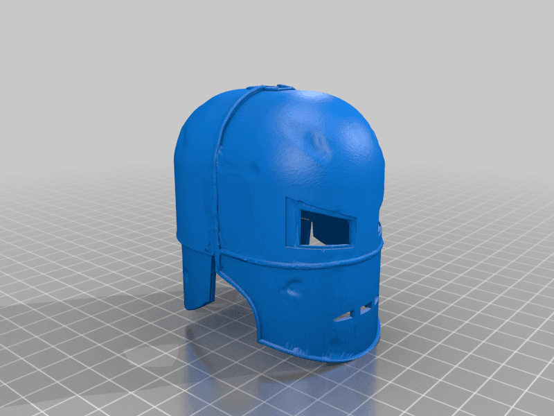Iron Man MK 1 Helmet Weathed 3d model