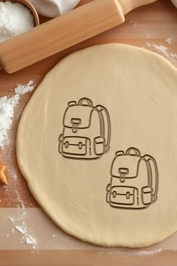 Bag Cookie Cutter, Biscuit Cutter 3d model