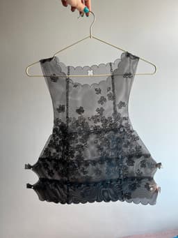 Floral Top – Modular 3D-Printed Fashion 3d model