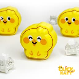 Chick - Clicker Fidget Toy Keychain 3d model