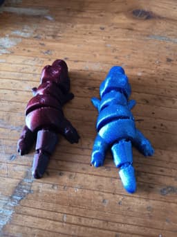Baby T-Rex - flexi fidget toy 3d model