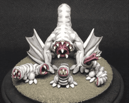 Cave Wyvern Miniatures Bundle 3d model
