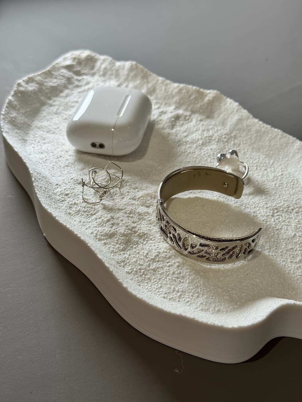 Stone Effect Jewelry Tray 3d model