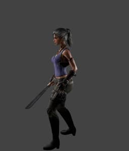 Post Apocalypse Fighter V2 3d model