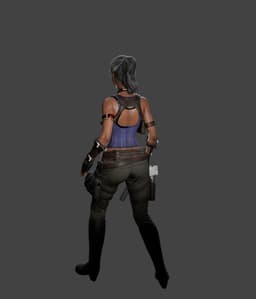 Post Apocalypse Fighter V2 3d model