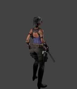 Post Apocalypse Fighter V2 3d model
