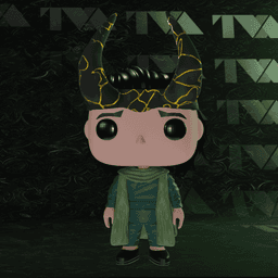 Funko Pop God Loki Standing 3d model