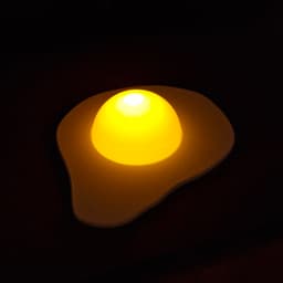 Fried Egg Electric Tealight Light 3d model