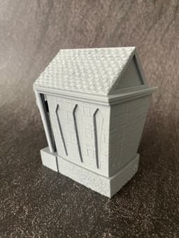 The Nightmare Before Christmas City Hall Building / Easy Print 3d model