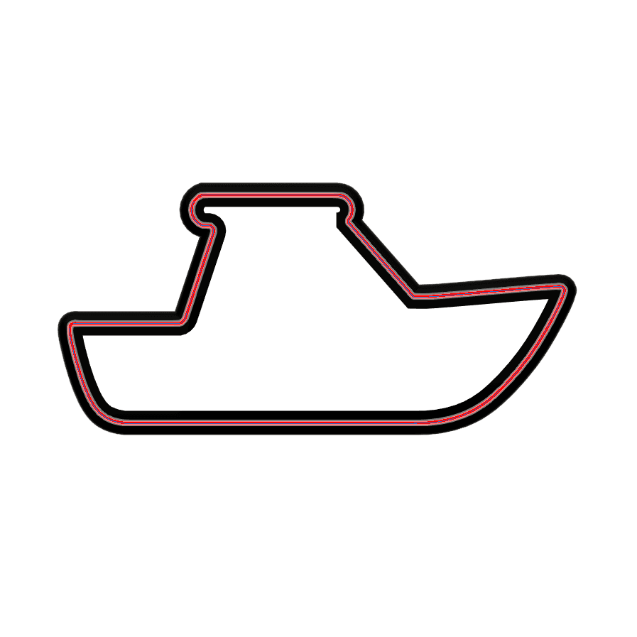 Boat Cookie Cutter STL File - 4 inches 3d model