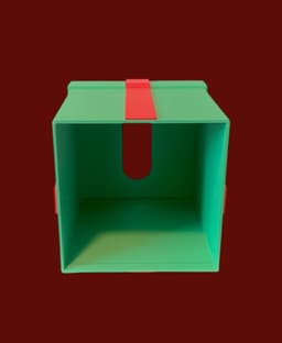 Christmas Present Tissue Box Cover 3d model