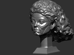 Michael Jackson Robot Bust – Moonwalker 3d model