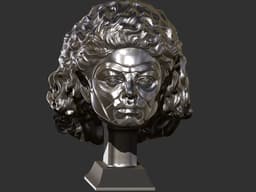 Michael Jackson Robot Bust – Moonwalker 3d model