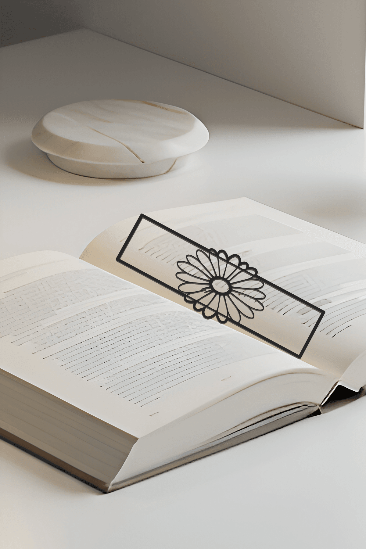 Daisy Bookmark, Creative Bookmark, Gift Idea 3d model