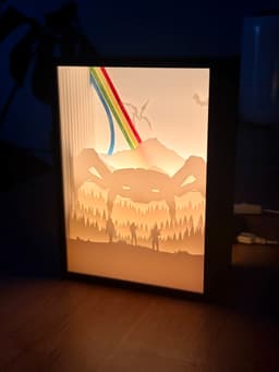 Arc Raiders Light Box Book Nook Lamp 3d model