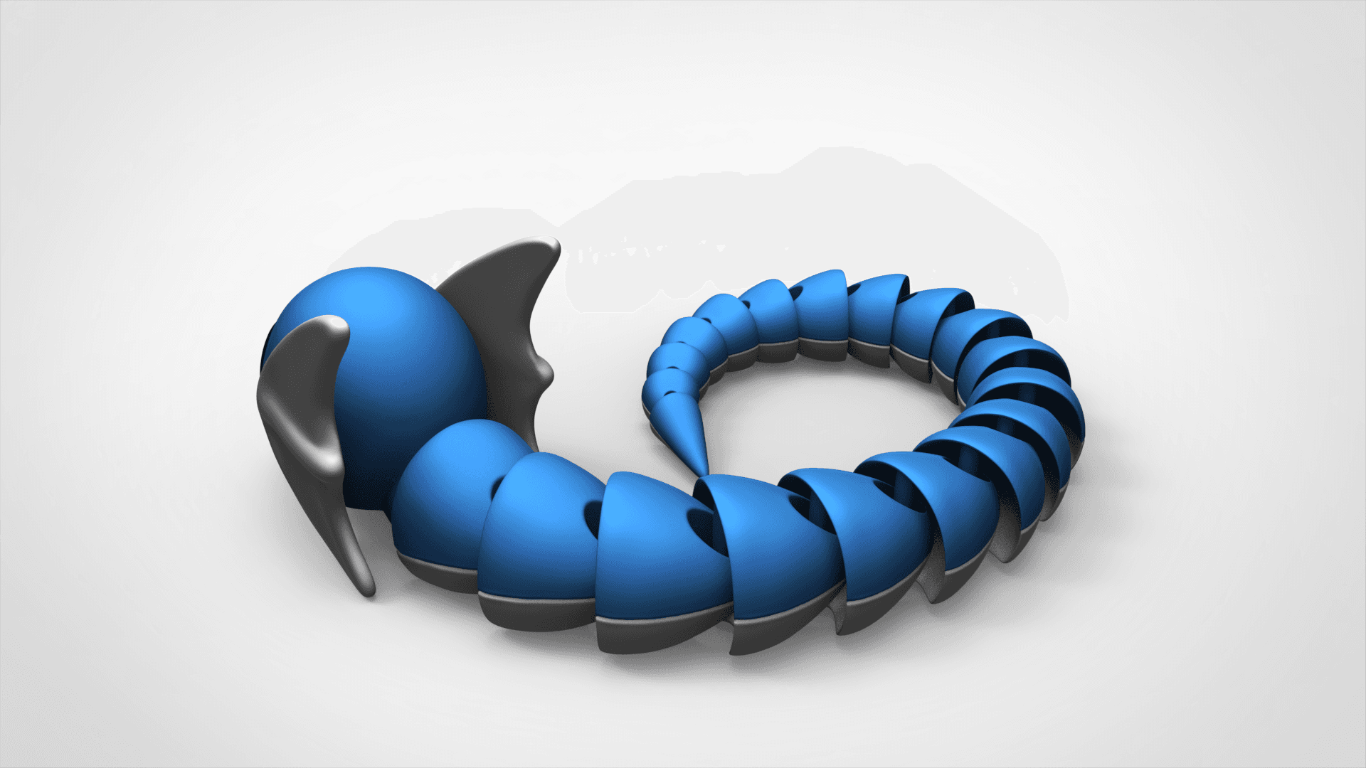 Dratini (Pokemon)- Print-In-Place Flexi 3d model