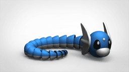 Dratini (Pokemon)- Print-In-Place Flexi 3d model
