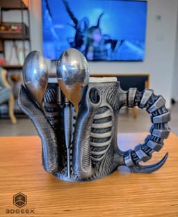 Xenomorph Ice Cream Pint Holder 3d model
