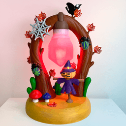 Fantasy Tree Lamp (Halloween) 3d model