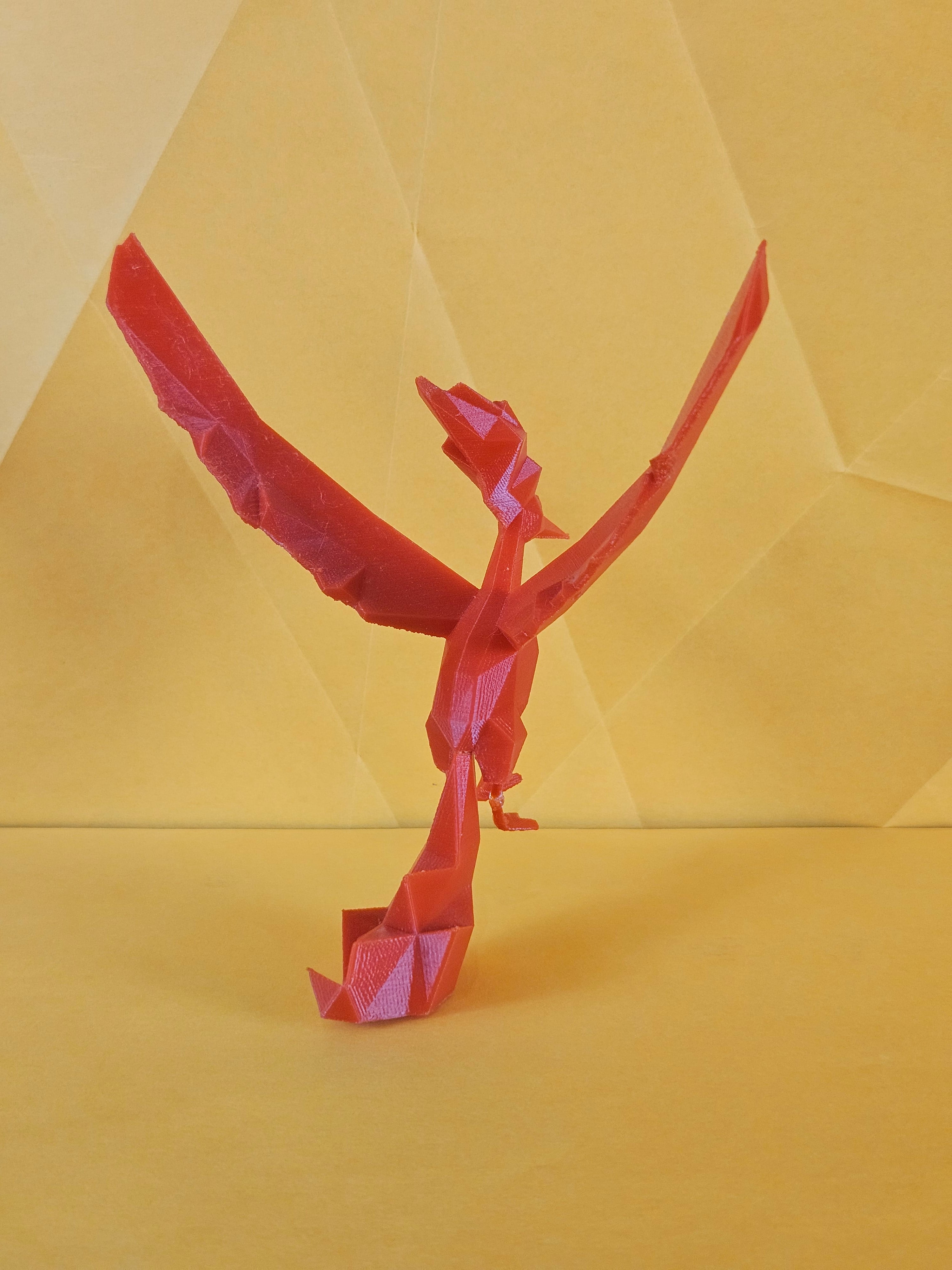 Moltres Low Poly Pokemon 3d model