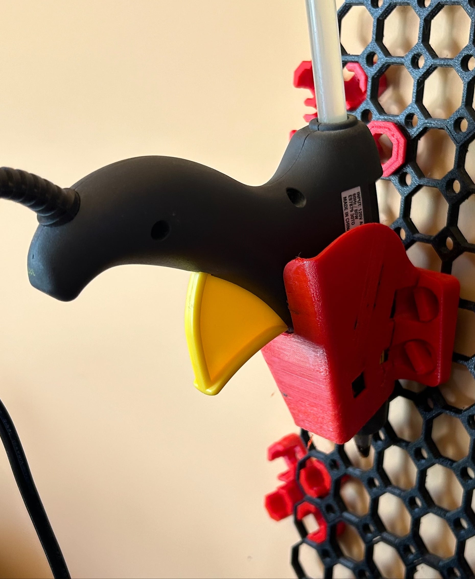 Multiboard glue gun holster 3d model