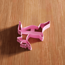 Reindeer Cookie Cutter Stamp Utensil 3d model