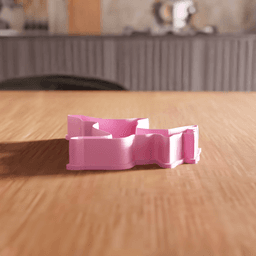 Reindeer Cookie Cutter Stamp Utensil 3d model