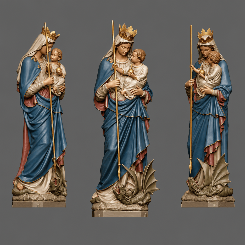 Our Lady Victory 3D Scanning STL Printable 3d model