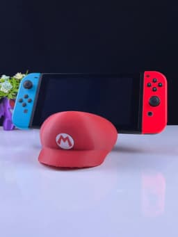 Mario Hat Switch Holder - Multipart 3d model
