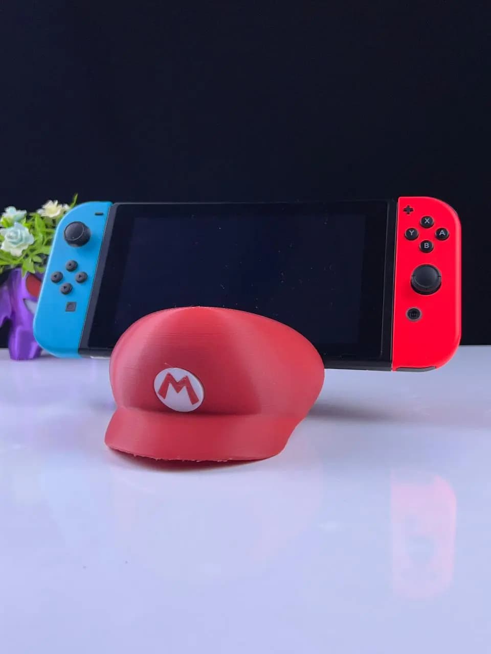 Mario Hat Switch Holder - Multipart 3d model