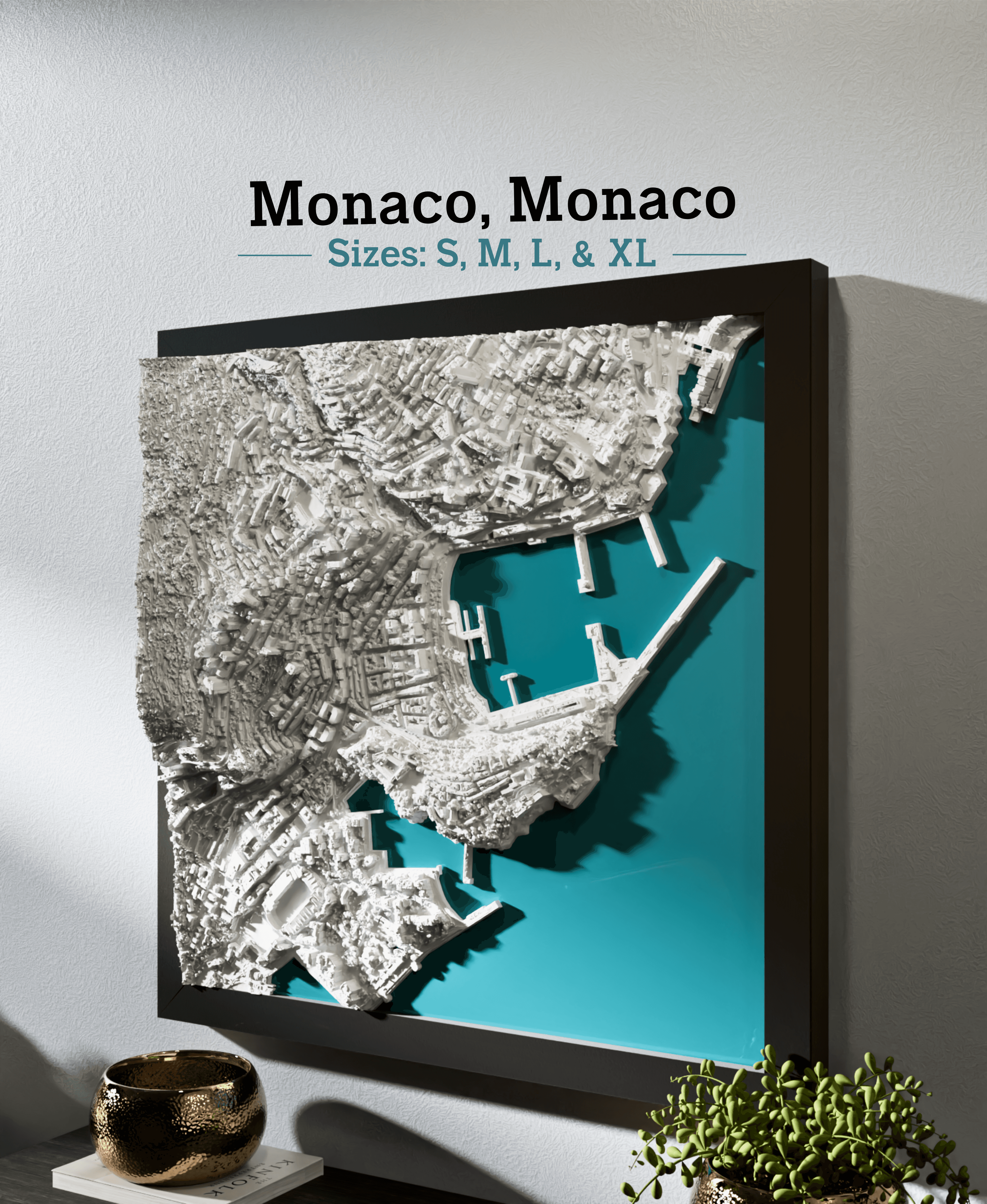 Monaco, Monaco - S, M, L, & XL 3d model