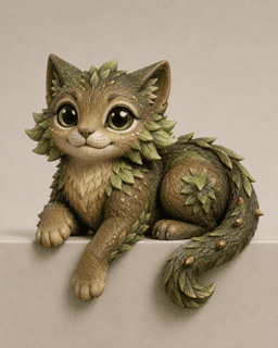Bramble Pouncer Shelf-Sitter 3d model