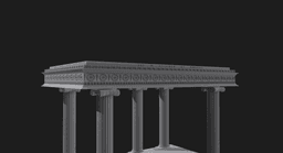 Olympus Podium - Premium 1/64 Scale LED Display Stand & Diorama Showcase 3d model