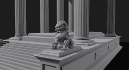 Olympus Podium - Premium 1/64 Scale LED Display Stand & Diorama Showcase 3d model