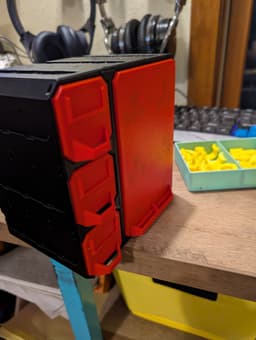 Multibin Drawer Faceplate to Faceplate 3d model
