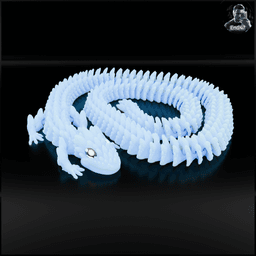 Spiky Mountain Dragon - Extra Long Version 3d model