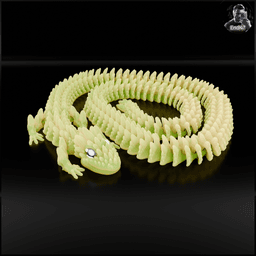 Spiky Mountain Dragon - Extra Long Version 3d model