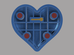 Happy Mothers Day 2023 Magnetic Heart 3d model