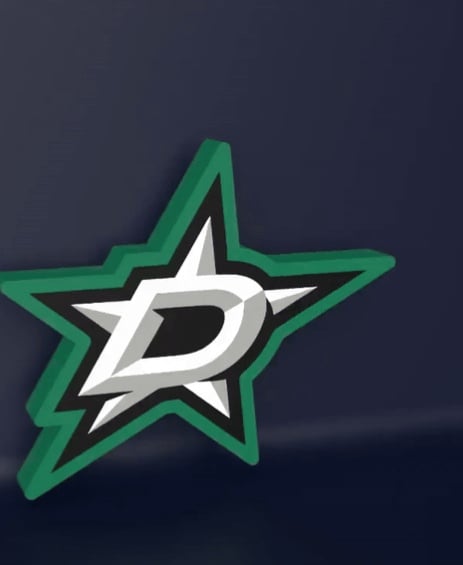 Dallas Stars - LED strip compatible 3d model