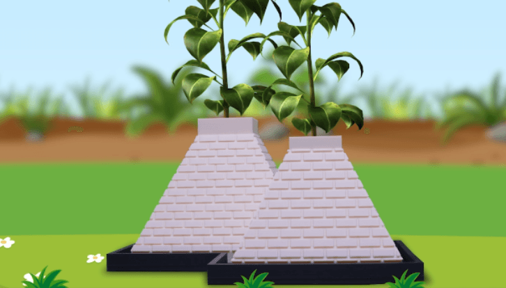 Pyramid Planter 3d model