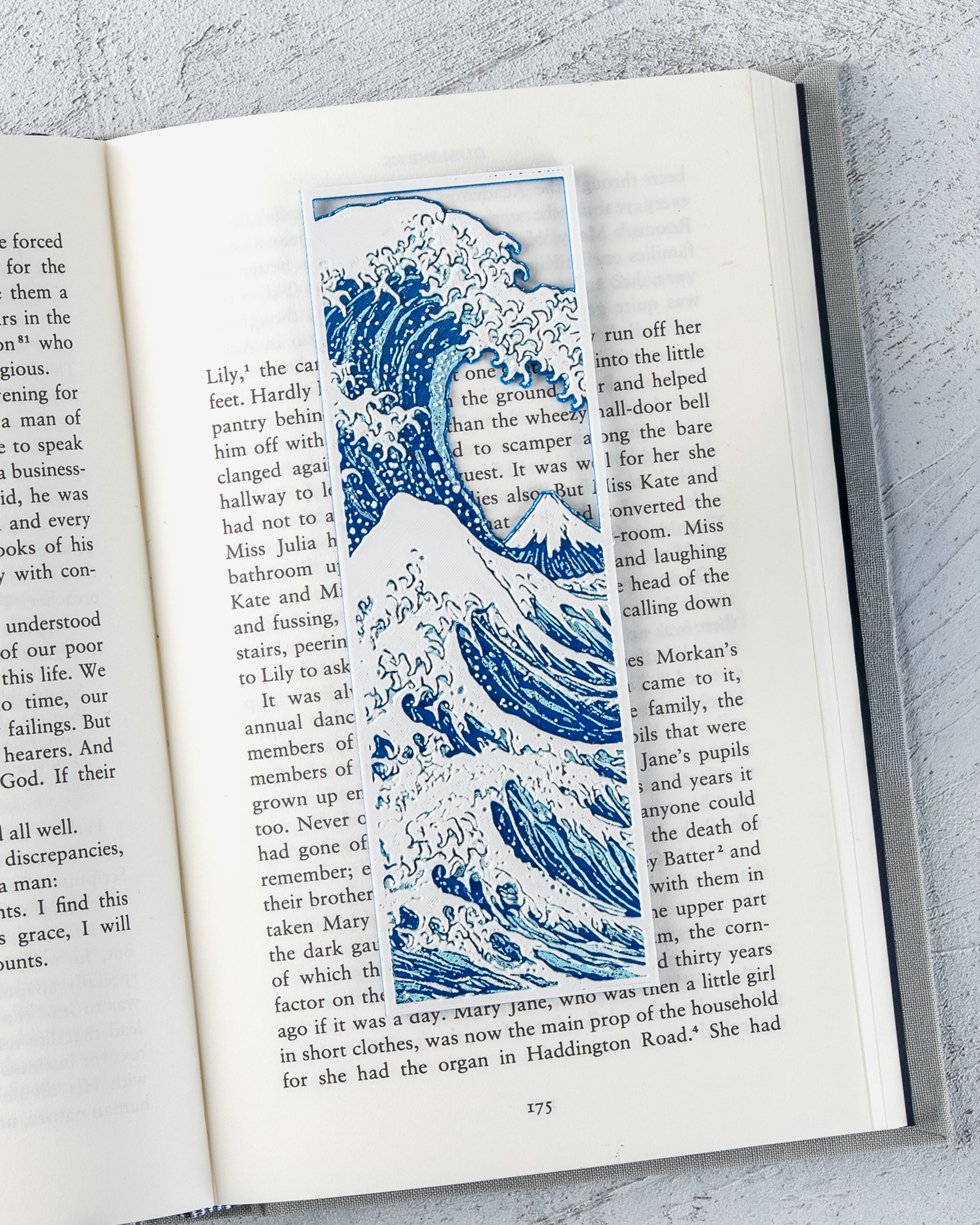 Wave Cutout Bookmarks 3d model