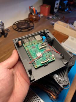 Raspberry Pi 4-Node Cluster Case 3d model