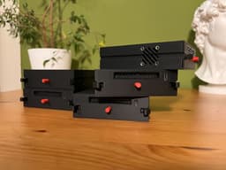 Raspberry Pi 4-Node Cluster Case 3d model