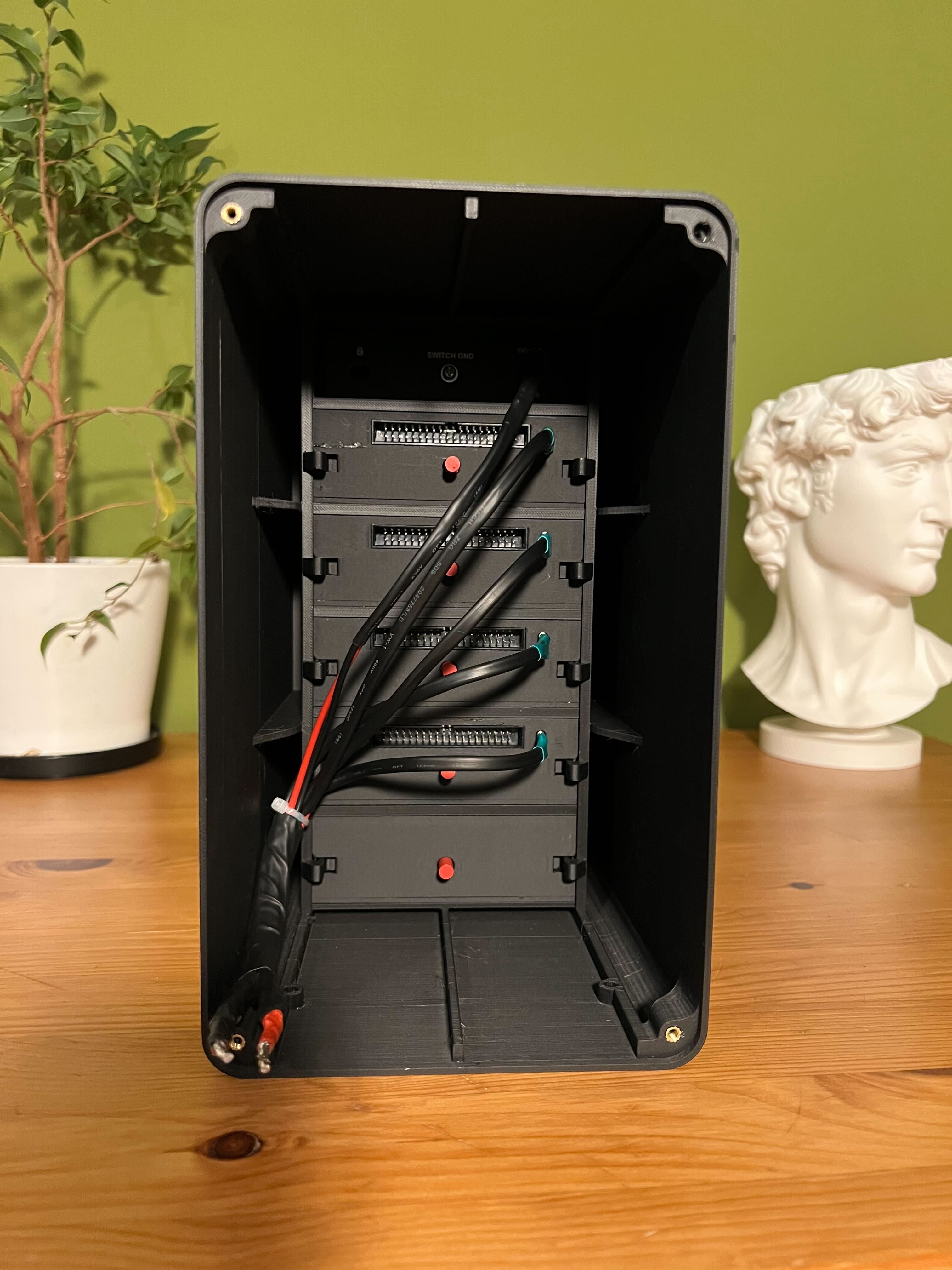 Raspberry Pi 4-Node Cluster Case 3d model