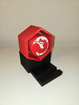Mortal Kombat suspended string art 3d model